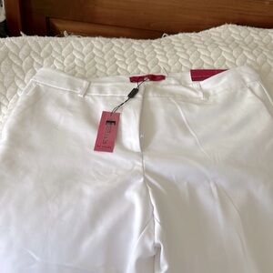 Essentials Crisp White Trousers